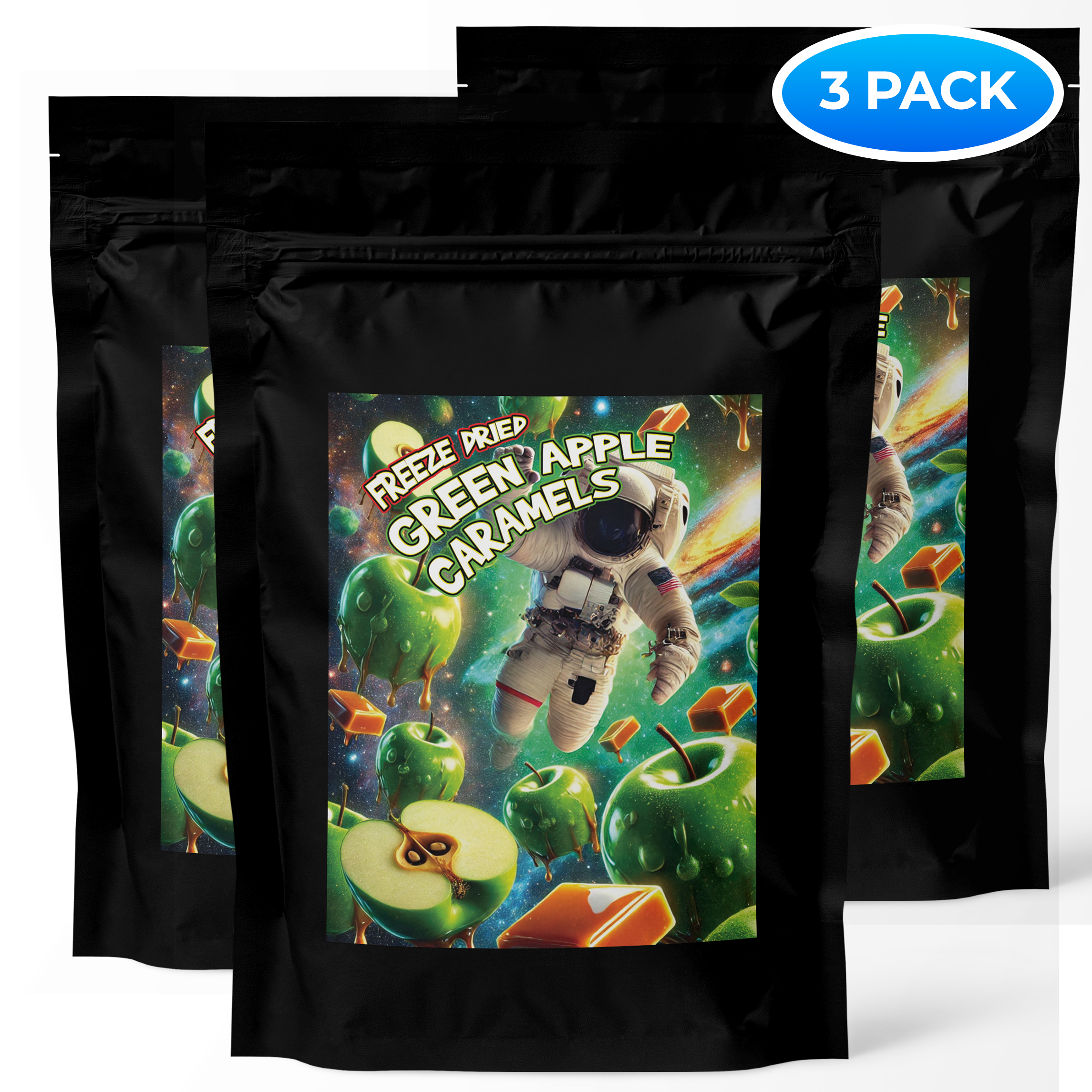 Green Apple Caramels (3 Pack)