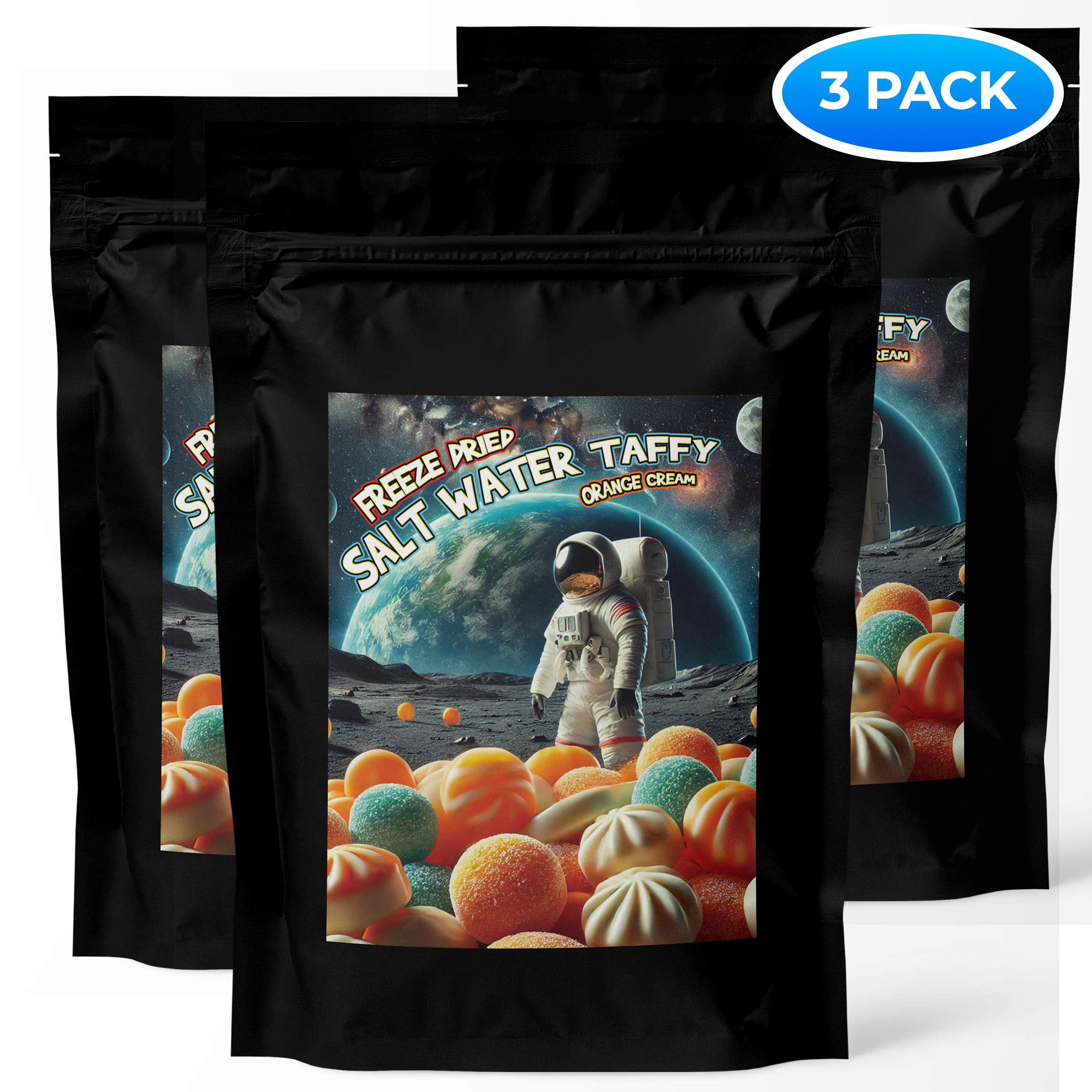 Orange Cream Taffy (3 Pack)