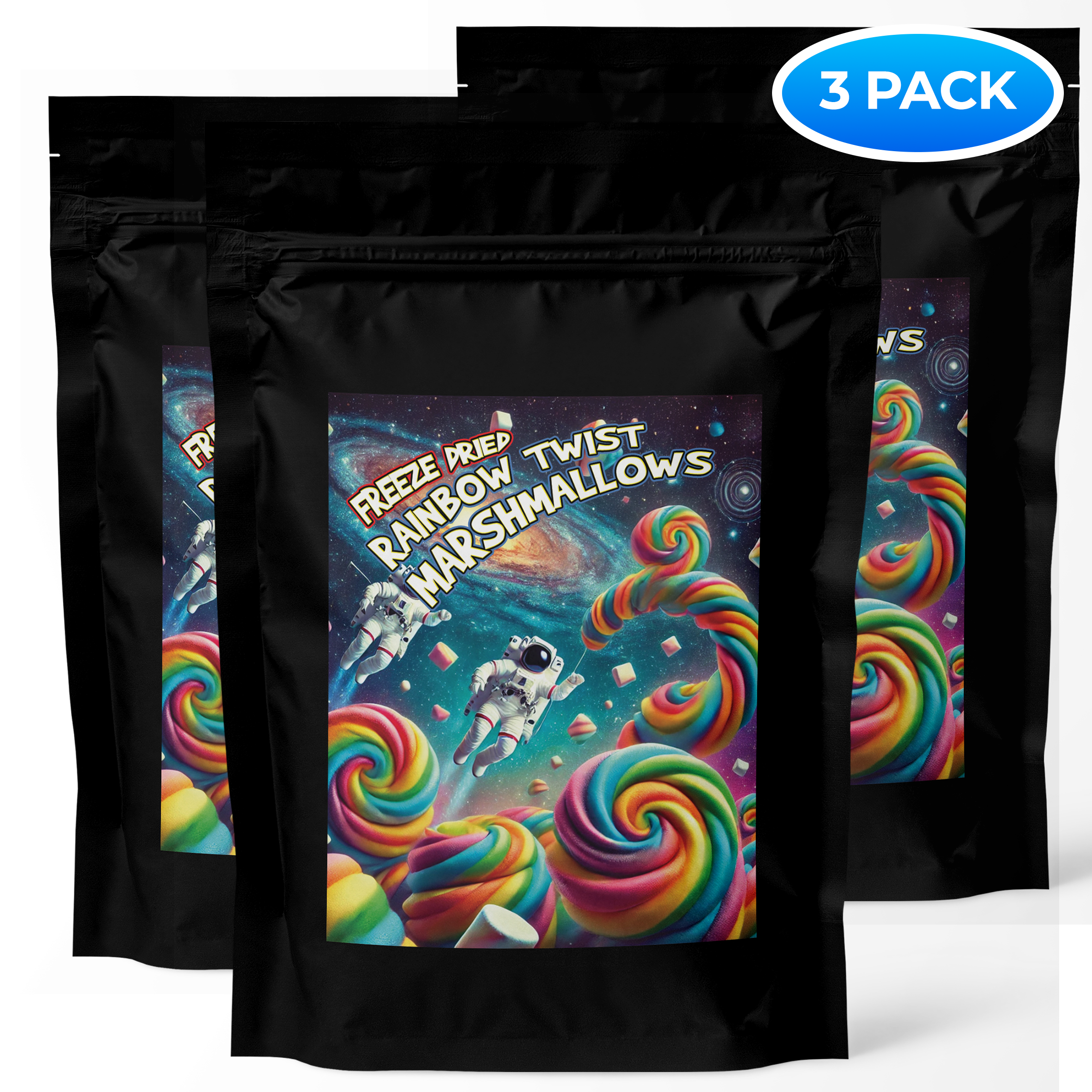 Rainbow Twist Marshmallows (3 Pack)