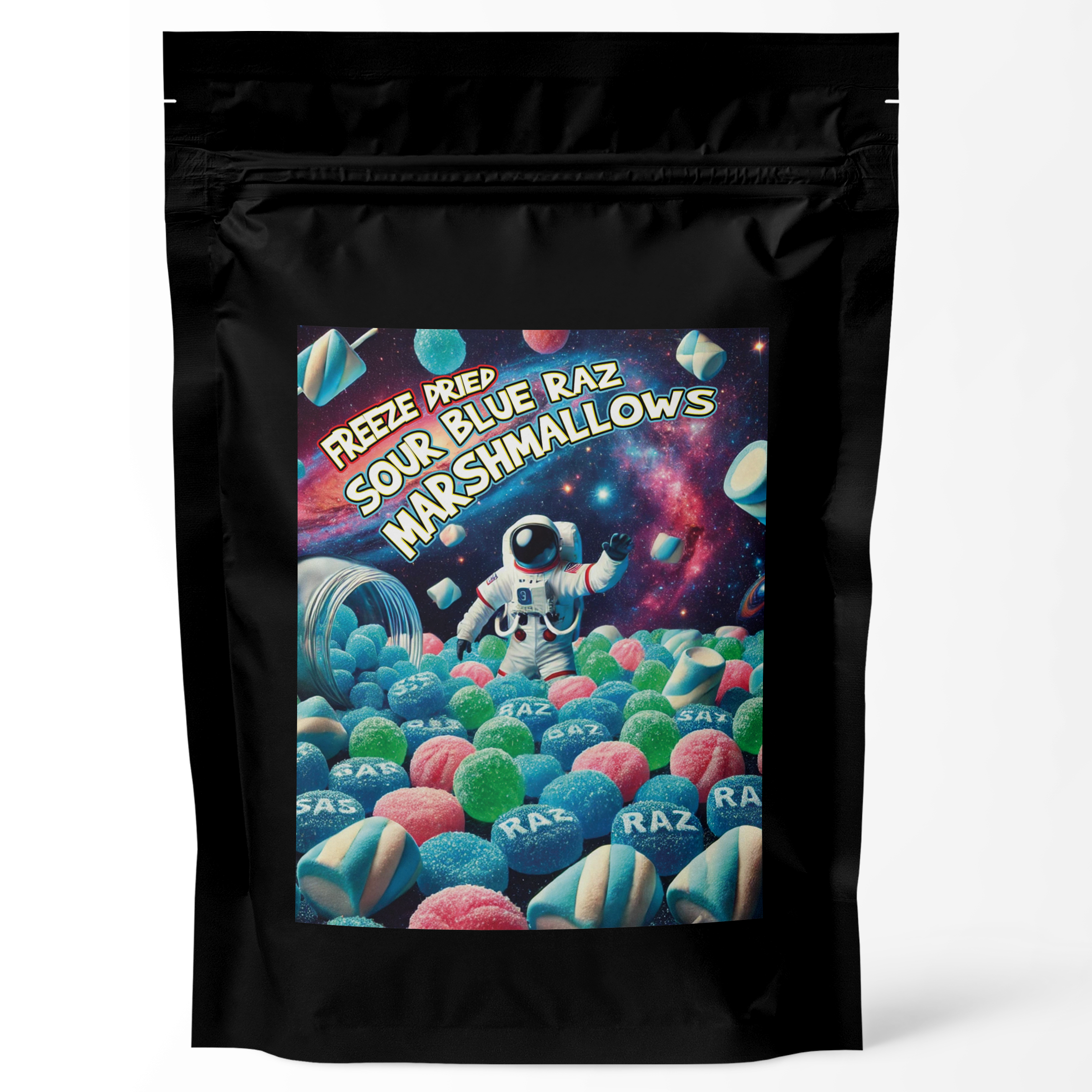 Sour Blue Raz Marshmallows - 0.5oz (14.2g)